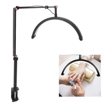 Luminaria Estetica Meia Lua Arco 3 Tons Led Suporte Celular Mesa Salao De Beleza Spa Limpeza De Pele