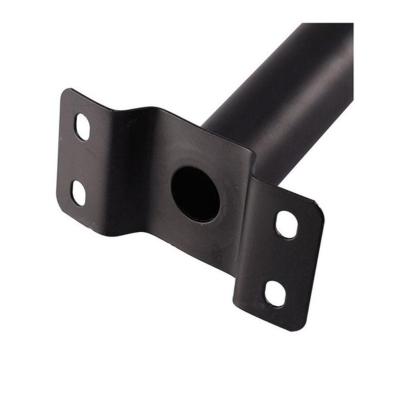 Suporte Luminaria Solar Pintura Eletrostatica Aço Barra Poste Parede Rua Quintal