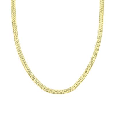 Choker Fita Diamantada Revestida Em Ouro