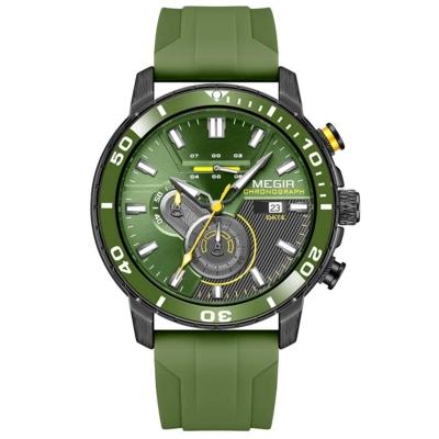 Relógio Masculino Quartzo Esportivo Luminoso Impermeável - Verde