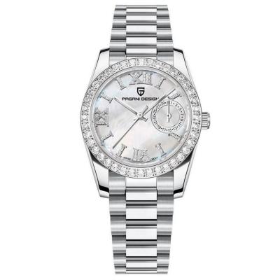 Relógio Feminino De Quartzo Design Ultra Fino Elegante Com Strass Impermeavel - Branco