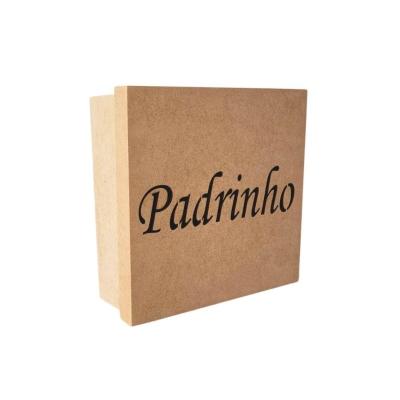 Caixas 100% Mdf Cru (17x17x07) Padrinho