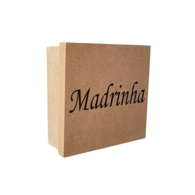 Caixas 100% Mdf Cru (17x17x07) Madrinha