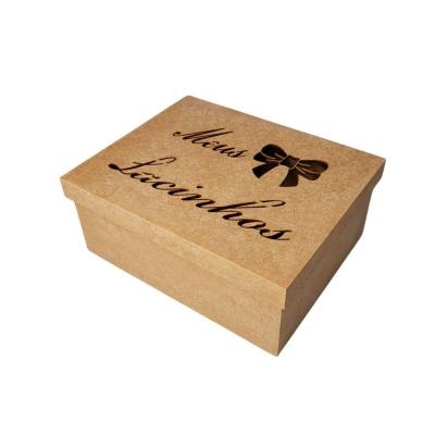 Caixa Meus Lacinhos 100% Mdf (20x16x08) Mdf Cru