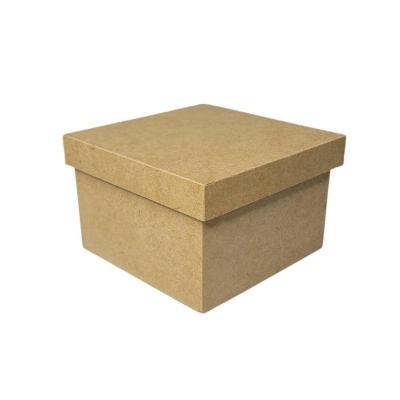 Caixa Tampa De Sapato P/1 Caneca Deitada (12x12x09) Mdf Cru