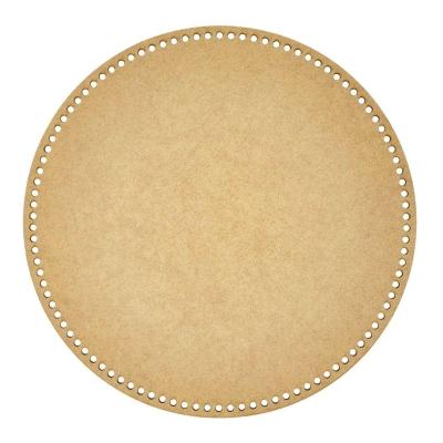 Base Para Crochê Em Mdf Cru Circulo (35,5x35,5)