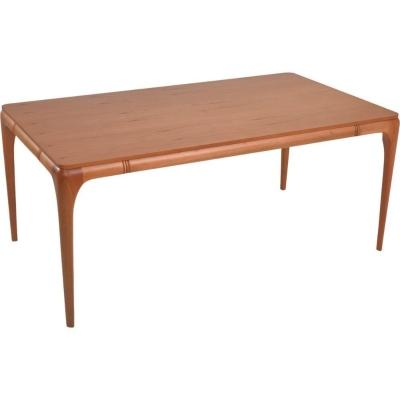 Mesa Jantar Campeche Em Madeira Maciça Amêndoa 1,80x1,00