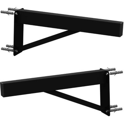 2 Suportes Pia Parafusar Bancada Aparador 40 Cm - Preto