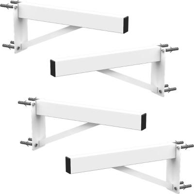 4 Suportes Pia Parafusar Bancada Aparador 50 Cm - Branco