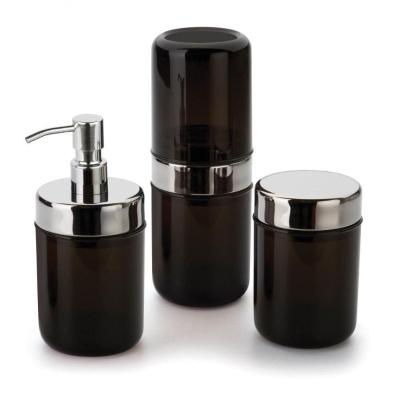 Kit Para Pia Banheiro Acessórios Lavabo Acquaset Onix 3 Peça