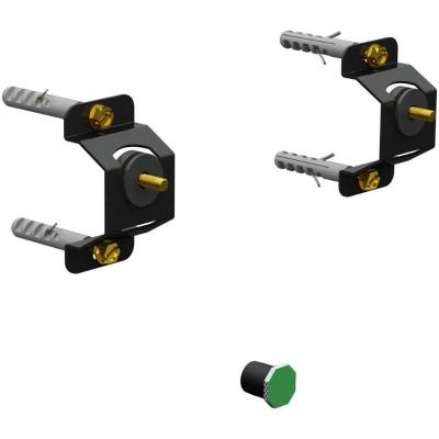 Suporte Universal Fixo Tv 10"a65" Todos Vesa Roldana-preto