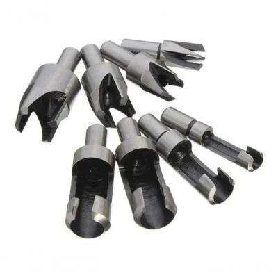 Kit 04 Brocas P/ Cavilhas + 4 Cortadores Tapa Furos