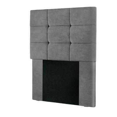 Cabeceira Estofada Cama Box Solteiro 0.90 Julia Suede Speciale Home Chumbo
