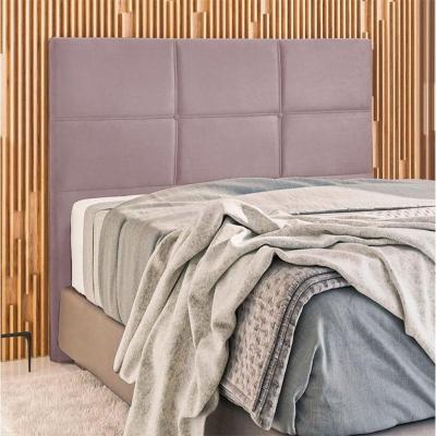 Cabeceira Estofada Milena 1,95 Veludo Speciale Home Rose