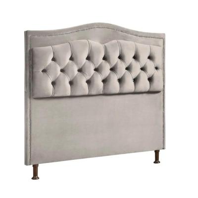 Cabeceira Estofada Holanda 1,60 2.0 Queen Veludo Speciale Home Bege Marfim