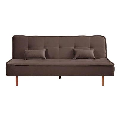 Sofá Cama Silver 3 Lugares Reclinável Suede Marrom Café 1,92 Speciale Home Marrom Café