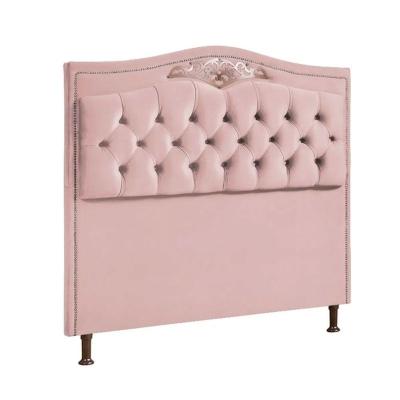 Cabeceira Estofada Holanda 0,90 Solteiro Veludo Speciale Home Rose