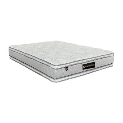 Colchão Casal Molas Ensacadas  MasterPocket Lucksfaction Plus Pillow Top Gray (138x188x30) - Luckspuma