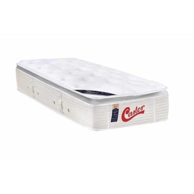 Colchão Solteiro Espuma Visco Gel Molas Ensacadas Pocket Gold Star SLX Vitagel Pillow Top (88x188x27) - Castor