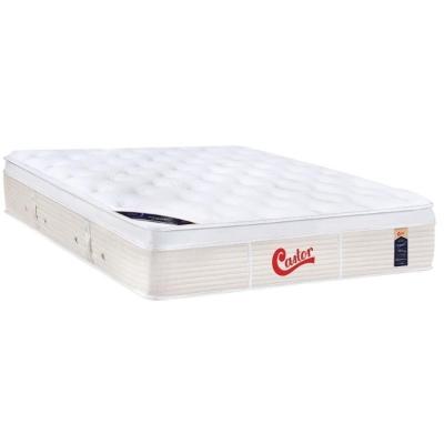 Colchão Casal Molas Ensacadas Visco Gel   Pocket Gold Star Vitagel Euro Pillow (138x188x32) - Castor