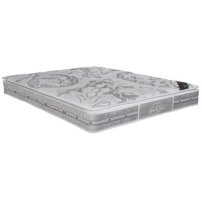 Colchão King Espuma Látex Molas Ensacadas Pocket Super Luxo SLX Pillow Top (193x203x30) - Castor