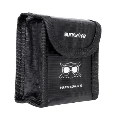 Case De Proteção Antichamas P- 2 Baterias Dji Fpv Goggles V2