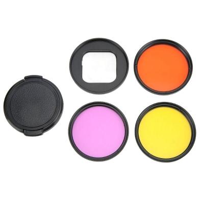 Kit Filtros 52mm Vermelho + Magenta + Amarelo De Gopro 9-10-11-12