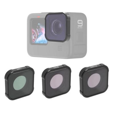 Kit Filtros Cpl+nd8-16 June Star Para Gopro 12-11-10 E 9 Black
