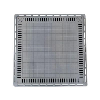 Tampa Casa De Máquina Piscina Lisa Simples Grelha 80x80cm C