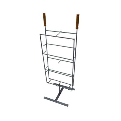 Espeto Costela Costelão Fogo Chão Base Giratória 104X35Cm.