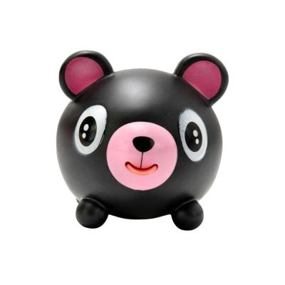 Brinquedo Squish Mostra Língua Weeego Ursinho - Polibrinq - Preto