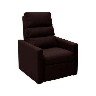 Poltrona Do Papai Reclinável Ravena Material Sintético Marrom Speciale Home Marrom