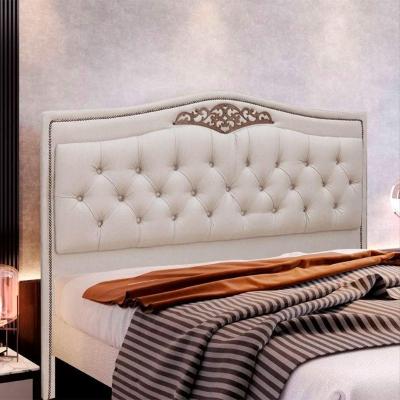 Cabeceira Estofada Holanda 1,95 King Size Linho Speciale Home Capuccino