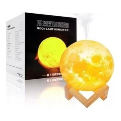 Umidificador De Ar Lua Aroma óleo Essencial Usb 880 Ml