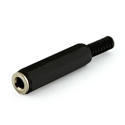 Plug P10 Fêmea Plástico Para Extensão - Mono
