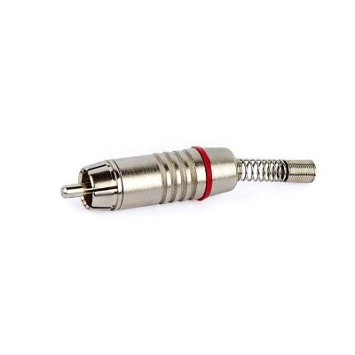 Plug Rca A-v 4mm, Santo Angelo - Vermelho