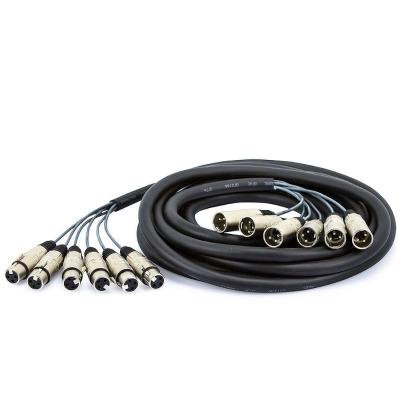 Multicabos Xlr 6 Vias Cirilo Cabos - 45 Metros