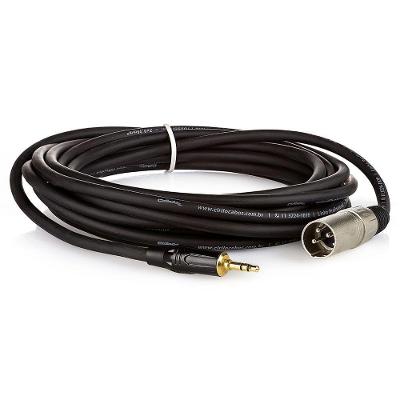 Cabo Profissional Xlr Macho Para P2 Macho Estereo - 1 Metro