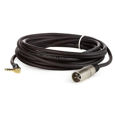 Cabo Profissional Xlr Macho Para P2 90 Graus Estereo - 5 Metros