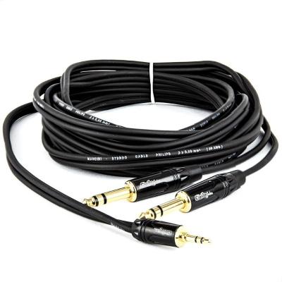 Cabo Adaptador P2 Para 2 P10 Estéreo - 1,5 Metro