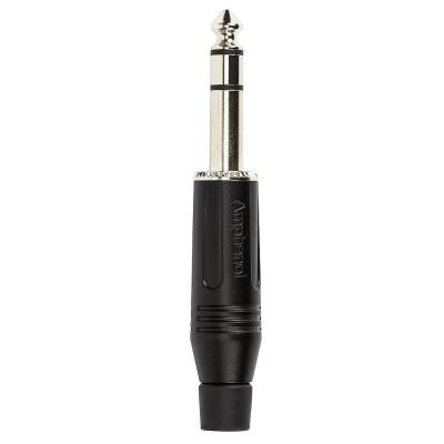 Plug P10 Estereo Black Acpm-gb - Amphenol Estereo