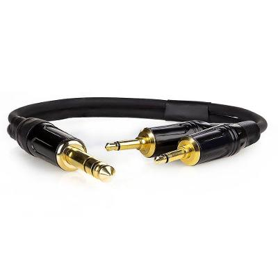 Cabo P10 Estereo - Macho Para 2 P2 Macho Mono - 50 Cm