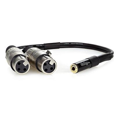 Cabo Adaptador P2 Femea Para 2 Xlr Femea - 3 Metros