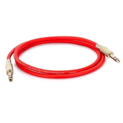Cabo P10 Para P10 Estéreo - Vermelho 2 Metros