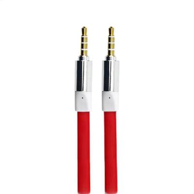 Cabo De áudio Estéreo Flat P2 Para P2 Com 10 Metros Vermelho