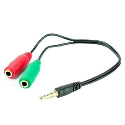 Cabo Y Divisor P2 Macho Para 2 P2 Fêmea Estéreo Fone Ouvido