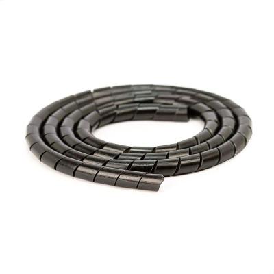 Organizador Fios E Cabos Spiraduto 1-4 Preto - 3 Metros