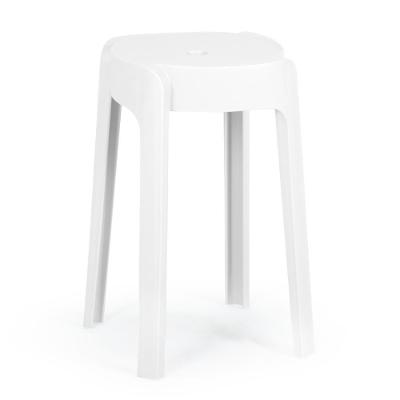 Banqueta Baixa Empilhável Nordica - Branco