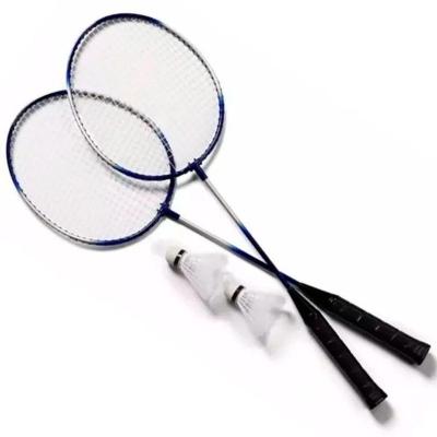 Kit 2 Raquetes Badminton Petecas E Bolsa