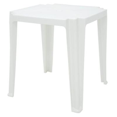 Mesa Quadrada Tramontina Tambau Basic Em Polipropileno Branco Tramontina